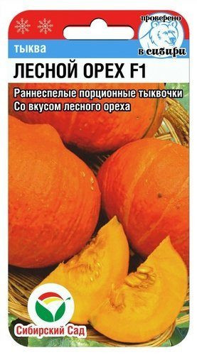 Тыква Лесной орех F1 5шт  (Сиб Сад)