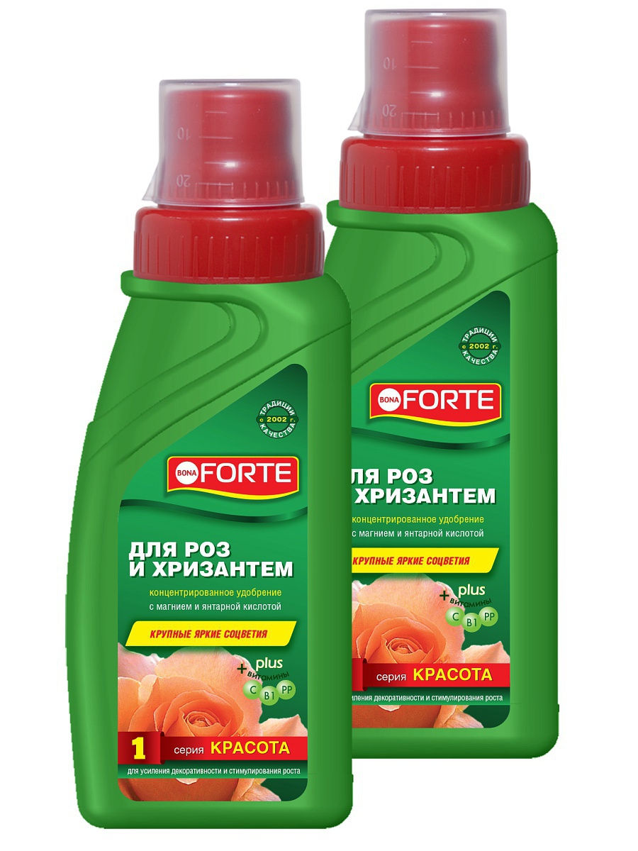 Бона Форте Жидкое удобрение для роз и хризантем