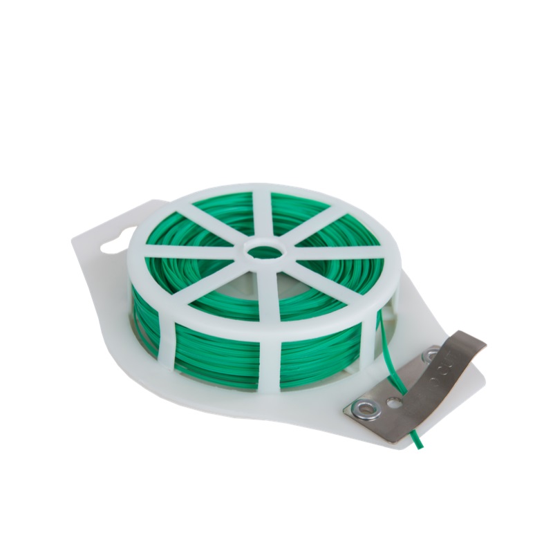 Проволока для подвязки растений на катушке с ножом 25м